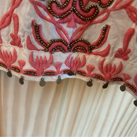 Lula Soul Beaded Embroidered Swing Dress. Size Medium. - Picture 6 of 16